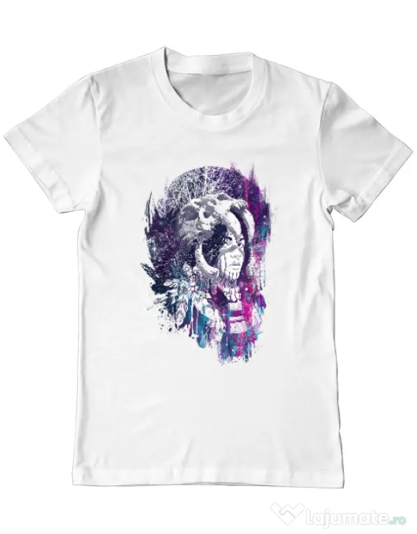 Tricou ADLER barbat Shaman Alb