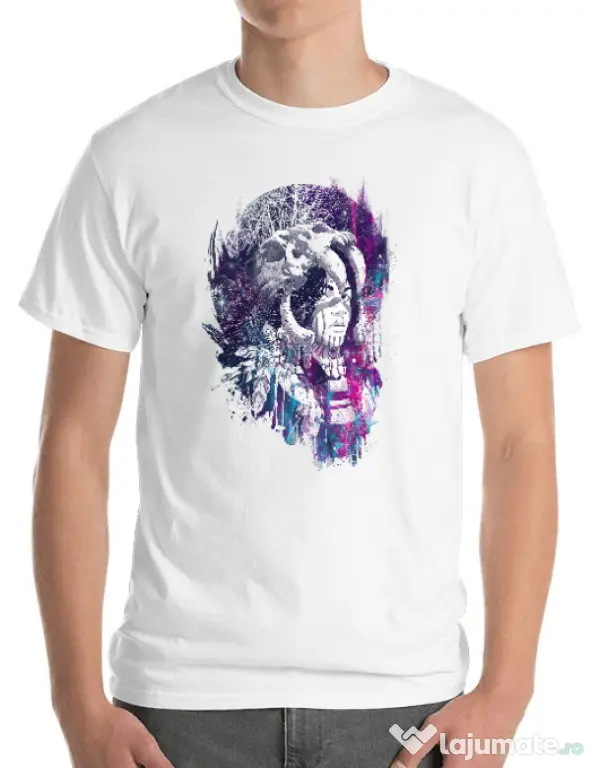 Tricou ADLER barbat Shaman Alb
