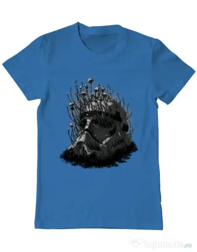 Tricou ADLER barbat Shroom trooper Albastru azuriu