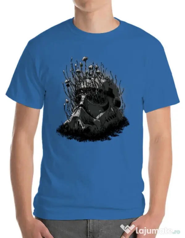 Tricou ADLER barbat Shroom trooper Albastru azuriu