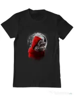 Tricou ADLER barbat Wolf hood Negru