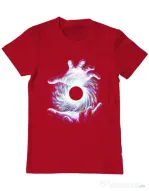 Tricou ADLER barbat A hole in my hand Rosu