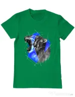 Tricou ADLER barbat Electro tiger Verde mediu