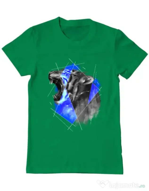 Tricou ADLER barbat Electro tiger Verde mediu