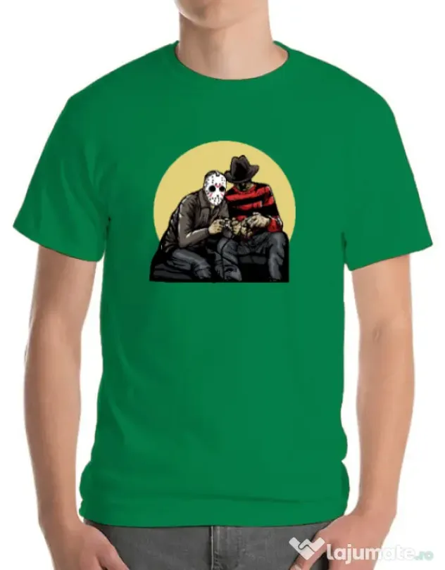 Tricou ADLER barbat Gamers Verde mediu