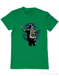 Tricou ADLER barbat Zombie pop Verde mediu