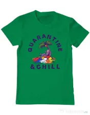 Tricou ADLER barbat Rubik island Verde mediu