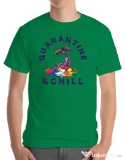 Tricou ADLER barbat Rubik island Verde mediu