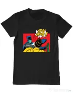 Tricou ADLER barbat Stay home Robin Negru