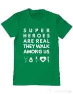 Tricou ADLER barbat Medical heroes Verde mediu