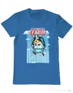 Tricou ADLER barbat Cleaning league gel Albastru azuriu