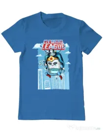 Tricou ADLER barbat Cleaning league gel Albastru azuriu