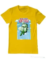 Tricou ADLER barbat Cleaning league Soap Galben