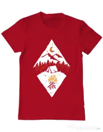 Tricou ADLER barbat Beauty night Rosu