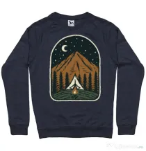 Bluza ADLER barbat Camp mountain night Denim inchis
