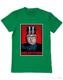 Tricou ADLER barbat Rocketman Verde mediu