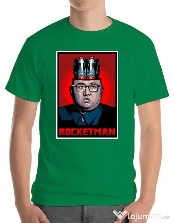 Tricou ADLER barbat Rocketman Verde mediu