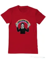 Tricou ADLER barbat I hate everything Rosu