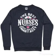 Bluza ADLER barbat Best nurses Denim inchis 