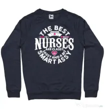 Bluza ADLER barbat Best nurses Denim inchis