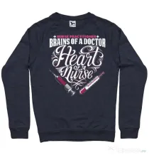 Bluza ADLER barbat Nurse practicioner Denim inchis