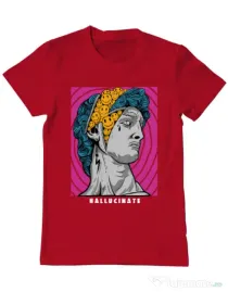 Tricou ADLER barbat Hallucinate Rosu