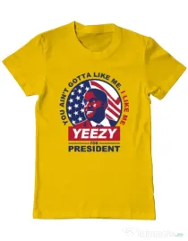 Tricou ADLER barbat I like me Galben