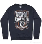Bluza ADLER barbat The pain you feel Denim inchis