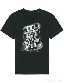 Tricou STANLEY STELLA barbat Do something today Negru