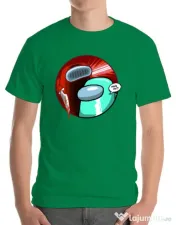 Tricou ADLER barbat Behind you Verde mediu 