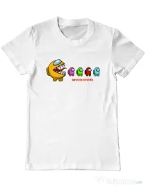 Tricou ADLER barbat Impostor detected Alb
