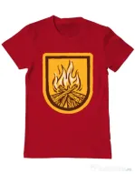 Tricou ADLER barbat Bonfire Rosu