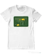 Tricou ADLER barbat Camping 2 Alb