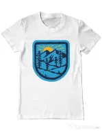 Tricou ADLER barbat Great nature Alb