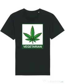Tricou STANLEY STELLA barbat Vegetarian Negru