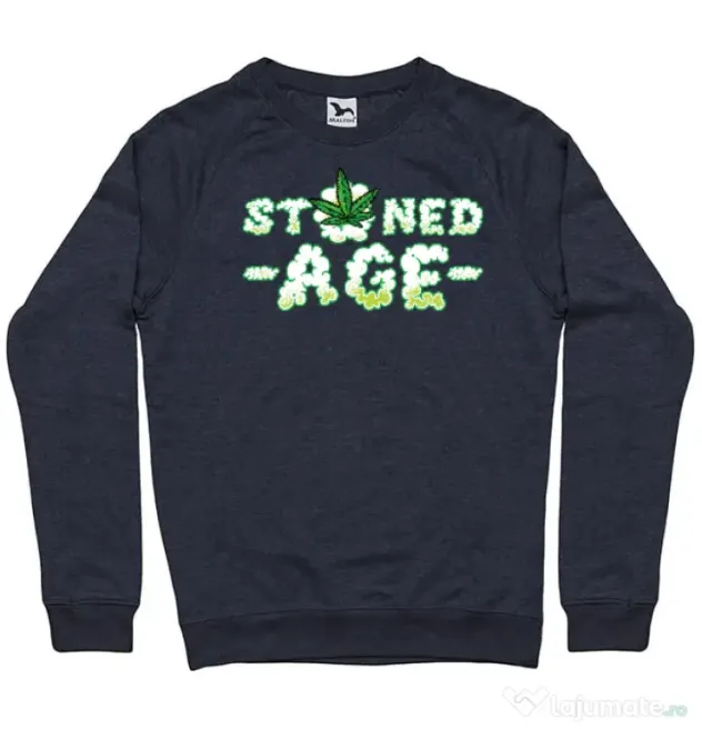 Bluza ADLER barbat Stoned age Denim inchis