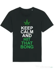 Tricou STANLEY STELLA barbat Hit that bong Negru