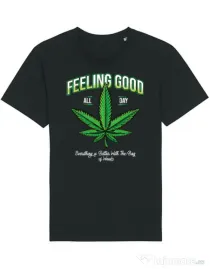 Tricou STANLEY STELLA barbat Good ganja Negru