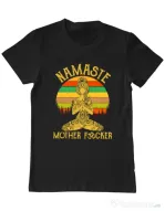 Tricou ADLER barbat Namaste motherfucker Negru