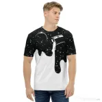 Tricou barbati all over Space