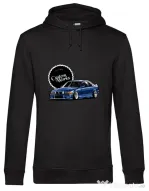 Hoodie barbat cu gluga Blue E36 Coupe Negru