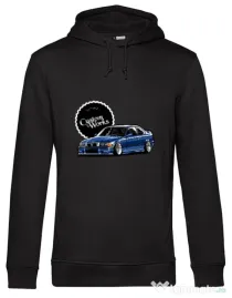 Hoodie barbat cu gluga Blue E36 Coupe Negru