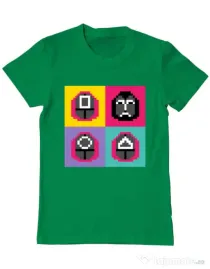 Tricou personalizat barbat Four Guard Verde mediu