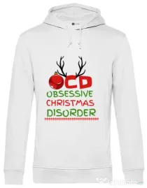 Hanorac barbat cu gluga OCD Alb