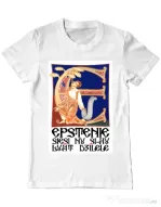 Tricou personalizat barbat Epstenie siesi nu si-au luat dzilele Alb