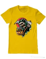 Tricou personalizat barbat It's Halloween Time Galben