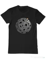 Tricou personalizat barbat Chill Astronaut Negru