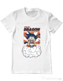 Tricou personalizat barbat Dragon Ramen Alb