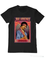 Tricou personalizat barbat Jimi Hendrix Negru