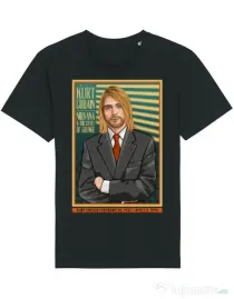 Tricou STANLEY STELLA barbat Kurt Cobain Negru